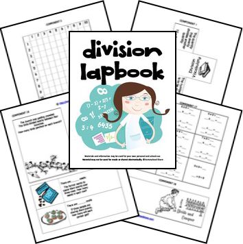 LIBRO DE DIVISIONES Lap Book, Division Facts, Math Division, Math Multiplication, Fourth Grade Math, Math Intervention, Third Grade Math, Free Homeschool, Homeschool Math