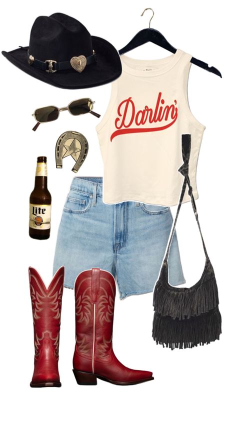 #country #concert #outfit #fashion #rodeo 90s Country Concert Outfit, Kelsea Ballerini Concert Outfit, Montell Fish Concert Outfit, Red Dirt Concert Outfit, Willie Nelson Concert Outfit, Jon Pardi Concert Outfit, Chappel Roan Concert Outfit, Rock The South Concert Outfit, Western Country Concert Outfit