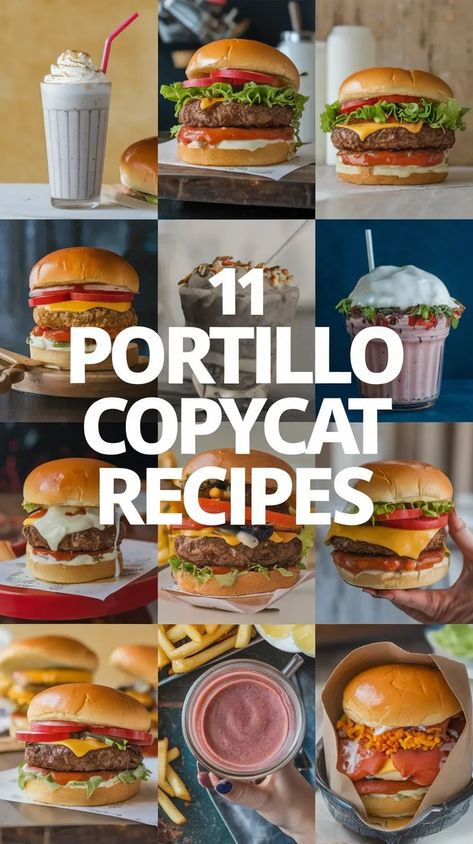 Incredible : Uncover the secrets to recreating Portillo's iconic dishes at home with these 11 mouth-watering copycat recipes that will leave you wanting more. World Famous Recipes, Biaggi's Copycat Recipes, Best Copycat Recipes Restaurants, Cafeteria Recipes, Restaurant Copycat Recipes, Restaurant Recipes Famous, Recipes To Try At Home, Top Secret Recipes, Copycat Restaurant Recipes