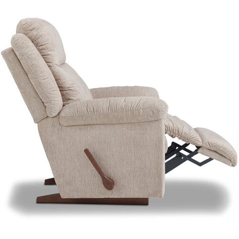 Joel Rocker Recliner | La-Z-Boy Modern Rocker Recliner, Modern Rocker, Rocking Recliner, Boys Furniture, Lake Furniture, Office Chair Design, Walla Walla, Lift Recliners, La Z Boy