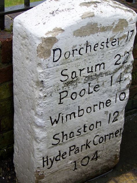 Milestone in Blandford Forum, Dorset. © Trish Steel, Creative Commons Licence http://creativecommons.org/licenses/by-sa/2.0/ Southwest England, Dorset Uk, British Castles, Dorset England, Are We There Yet, London Photographer, County House, How Lucky Am I, Sign Post