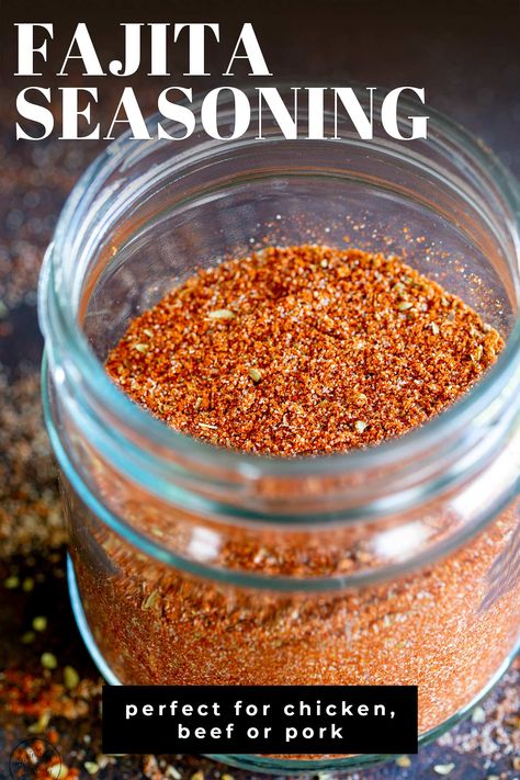 How To Make Fajita Seasoning, Easy Fajita Seasoning, Authentic Fajita Seasoning, Homemade Chicken Fajita Seasoning Recipe, Home Made Fajita Seasoning, Fajita Mix, Fajita Seasoning Mix, Sprouts Recipes, Mexican Flavors