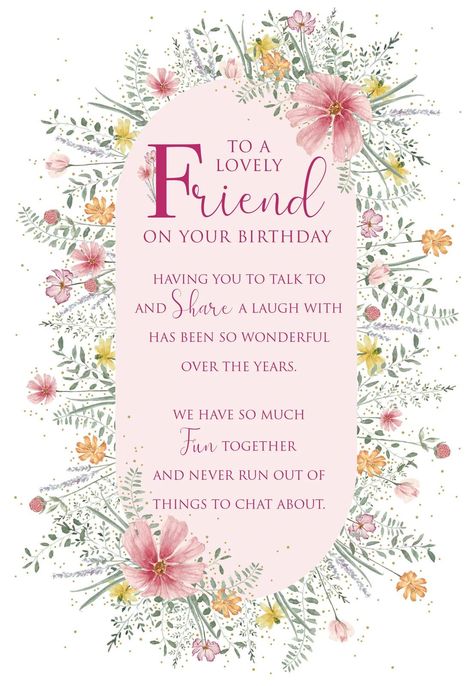 Happy Birthday Special Friend, Beautiful Birthday Card, Happy Birthday Wishes Messages, Friend Birthday Card, Cherry Orchard, Birthday Wishes Greetings, Birthday Wishes Flowers, Birthday Greetings Friend, Lettering Illustration