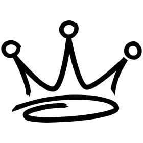 Queens Crown Drawing, Crown Drawing Sketches, Crown Drawing Easy, Crown Tattoo Stencil, Crowns Drawings, Queen Doodle, Princess Crown Drawing, Crown Doodle, Graffiti Crown