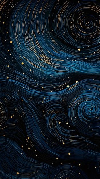 Night Sky Illustration, Starry Night Pattern, Yearbook Themes, Starry Night Sky, Business Card Maker, Poster Invitation, Doodle Art Designs, Yearbook, Night Skies