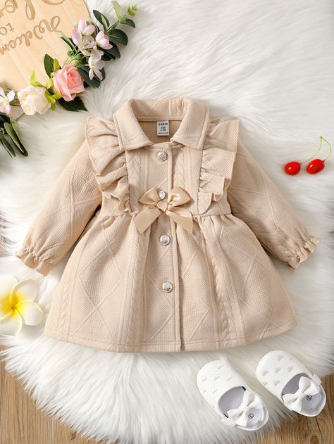 Girls Winter Dresses, Baby Girl Clothes Winter, Baby Party Dress, Baby Coat, Womens Wedding Dresses, Baby Frocks Designs, Frocks For Girls