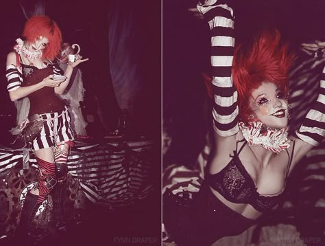 Dark Cabaret, Tattoos On Back, Glamorous Curls, Emilie Autumn, Circus Aesthetic, Dark Circus, Human Poses Reference, Arte Inspo, Human Poses