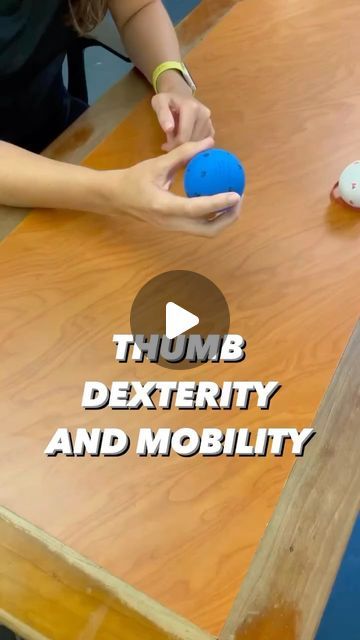 Eli Yovits OTR/L, CHT on Instagram: "💥Thumb mobility/dexterity with a lacrosse ball💥  🔤Working on thumb mobility and dexterity with a lacrosse ball and the alphabet  🗣️Shout out to @mollymarks for creating this and demonstrating how to use it!  🥍You can do this with a tennis ball or any kind of ball this size, but the lacrosse ball is a drop heavier and can present more of a challenge  🔠The entire alphabet is written on the ball. Start from the beginning and try to move the ball finding each letter  👇Grade down with the “numbers ball” (1-10)… There are less numbers to find  👆Grade up by placing a rubber band around all the fingers and thumb to increase tension  This should be pain free!!  #handtherapy #occupationaltherapy #physicaltherapy #terapiademano #terapiademão #physiotherapy Finger Dexterity Exercises, Finger Dexterity Activities, Dexterity Games, Lacrosse Balls, Occupational Therapy Activities, Hand Exercises, Hand Therapy, Gaming Tech, Tennis Ball