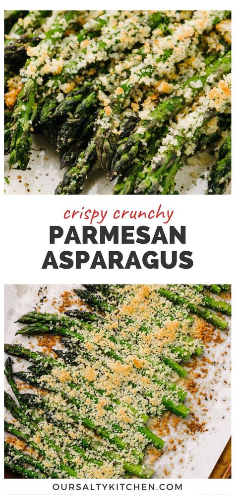 Asparagus Seasoning Recipes, Crispy Parmasean Asparagus, Parmesan Asparagus Air Fryer, Asparagus In The Oven Recipes, How Long To Bake Asparagus In Oven, Crispy Parmesan Asparagus Sticks, Pan Seared Asparagus Recipe, Dinner With Asparagus Side, Asparagus Recipes Videos