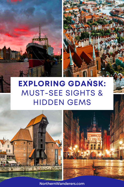 Exploring Gdańsk: Must-See Sights & Hidden Gems Travel Poland, 2024 Travel, Gdansk Poland, Street Corner, Poland Travel, Vibrant Energy, Gdansk, Secret Places, Travel Planning