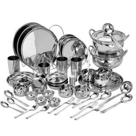 When choosing kitchen equipment for your restaurant, it is important that you consider purchasing stainless steel pans. The professional pots are of a much higher quality than those of home and common use, and will be very useful for the rhythm of hard work. Cloth Drying Stand, White Kitchen Utensils, Pans And Pots, Stainless Steel Skillet, Steel Utensils, Stainless Steel Kitchen Utensils, Stainless Steel Utensils, Stainless Steel Pans, Stainless Steel Pot