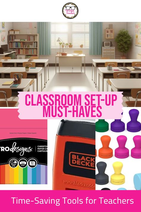 Classroom Decor Set-up Tools and Tips Grade 8 Classroom Setup, Classroom Makeover Middle School, High School Classroom Organization, Middle School Classroom Setup, Classroom Organization Middle School, Classroom Setup Middle School, Grade 8 Classroom, Secondary Classroom Decor, Stem High School