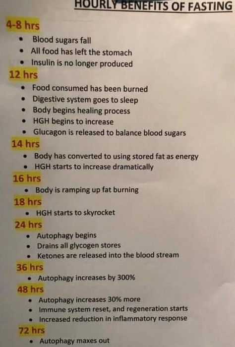 Hourly Benefits of Fasting Fasting Diet Plan, Intermittent Fasting Diet, Fast And Pray, Fasting Diet, Health Knowledge, Eating Recipes, Diet Keto, Healing Process, Health Facts