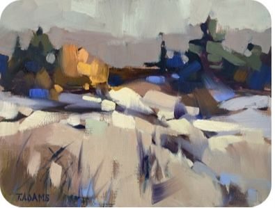 Oil Paint Ideas, Landscapes For Painting, Plain Air Painting, Small Painting Ideas, Non Objective Art, Loose Painting, Abstracted Art, Landscape Oil Paintings, Winter Landscape Painting