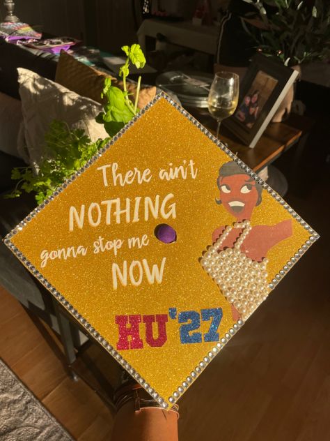 Tiana Graduation Cap, Princess Tiana Graduation Cap, Graduating Early, High School Graduation Cap Designs, Disney Graduation Cap, Disney Graduation, College Grad Cap Ideas, Graduation Cap Decoration Diy, High School Graduation Cap