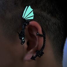 Wish - Shopping Made Fun Dragon Ear Cuffs, Ear Piece, Chalcedony Crystal, Gay Pride Gifts, Dragon Earrings, Ear Cuff Earings, Vintage Punk, Estilo Punk, Ear Cuffs