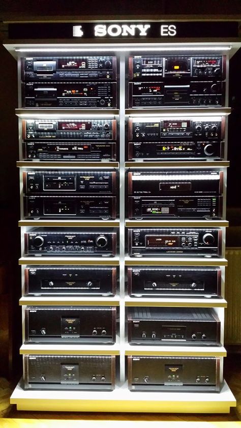 Hifi Audiophile, Hifi Amplifier, Audiophile Speakers, Audio Rack, Vintage Stereo, Speaker Amplifier, Radio Vintage, Hi Fi System, Records Vinyl