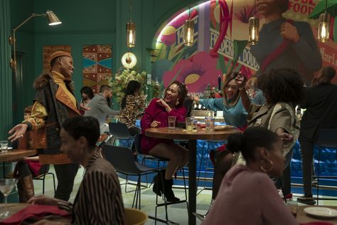 On the blog : a 5-part series dive into the fearless set design of the Harlem TV Show on Amazon, with shoppable recreation of some of the rooms ! Andrea Martin, Jasmine Guy, Robert Ri'chard, Meagan Good, Female Friendship, Whoopi Goldberg, Amy Poehler, Black Characters, Comedy Series