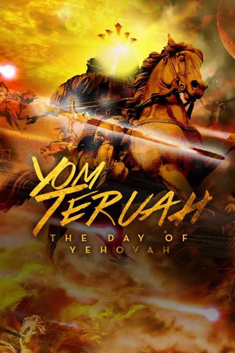 Miqra Qodesh (High Sabbath) Hebrew Calendar, Yom Teruah, Fall Feast, Feasts Of The Lord, Biblical Hebrew, 10 Commandments, Prophetic Art, Trumpets, September 8