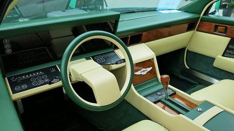 1982 Aston Martin Lagonda interior Aston Martin Interior, Pontiac Banshee, Concept Cars Vintage, Digital Dashboard, Dashboard Car, Aston Martin Lagonda, Aston Martin Vanquish, Luxury Car Interior, Transportation Design