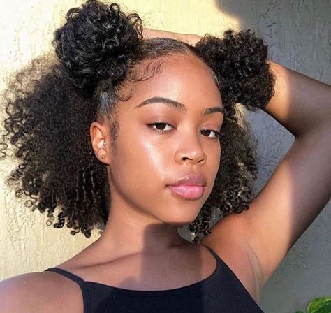 Jᴜsᴛ ʀᴇᴀᴅ ᴛᴏ ғɪɴᴅ ᴏᴜᴛ!!    ᴡᴏʀᴋs #1 #romance #Romance #amreading #books #wattpad Easy Hairstyles For Natural Hair, Hairstyles For Natural Hair, Cute Natural Hairstyles, Skin Goals, Cute Curly Hairstyles, Girls Natural Hairstyles, Black Queens, Curly Hair Styles Easy, Natural Curls Hairstyles