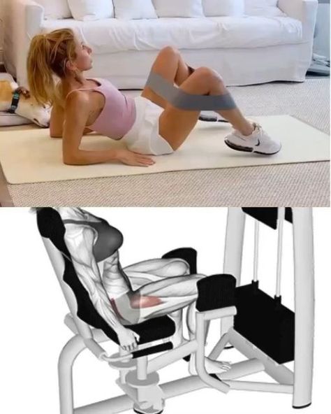 Thigh Sculpting, Hip Pain Relief, Short Workouts, No Gym, Resistance Band Workout, Knee Exercises, Neck Pain Relief, Knee Pain Relief, Ab Workouts