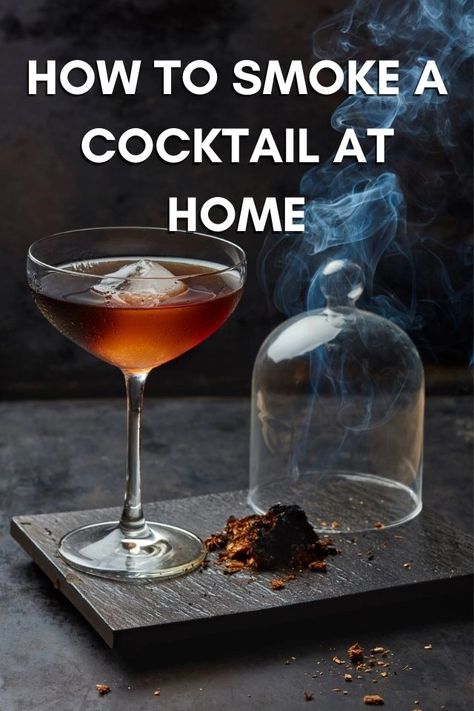 Four Easy Ways to Smoke a Cocktail at Home - Cocktail Contessa Rhubarb Cocktail, Blueberry Rhubarb, Smoked Cocktails, Pineapple Syrup, Cocktails At Home, Cocktail Mixology, Homemade Cocktails, Fresh Fruit Juice, Tiki Cocktails