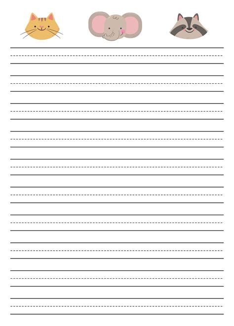 Free Printable Stationery, Free Online Writing Paper Lined Paper For Kids, Primary Writing Paper, Paper Template Free, Free Writing Paper, Picture Writing, Writing Paper Template, Printable Lined Paper, Writing Template, Lined Writing Paper