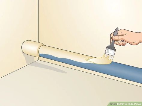 Hiding Plumbing Pipes On Wall, Hiding Pipes On Wall, How To Hide Ac Pipes In Room, How To Hide Toilet Pipes, Hide Pipes In Bathroom, Ideas To Cover Pipes On Wall, How To Hide Pipes On Wall, Ideas To Hide Pipes On Wall, Hiding Pipes