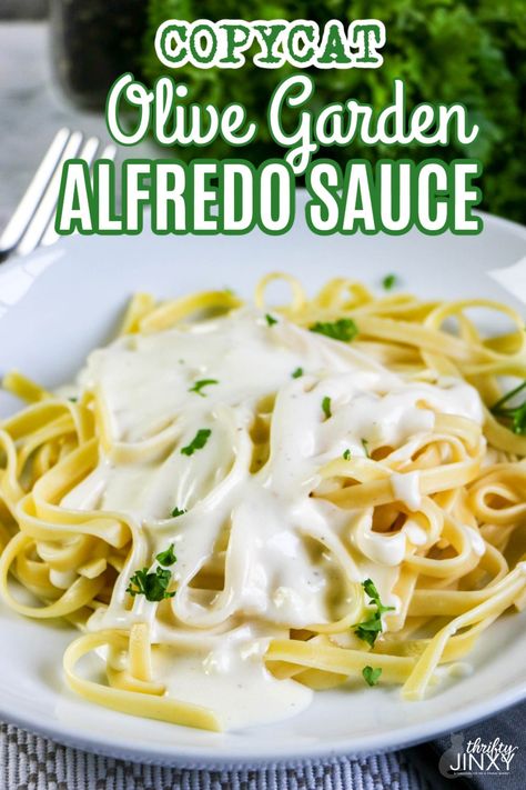 Olive Garden Alfredo Sauce Recipe Copycat, Copycat Olive Garden Alfredo Sauce, Copycat Olive Garden Alfredo, Olive Garden Alfredo Sauce Recipe, Olive Garden Alfredo, Gnocchi Dishes, Olive Garden Alfredo Sauce, Copycat Olive Garden, Easy Pasta Sauce