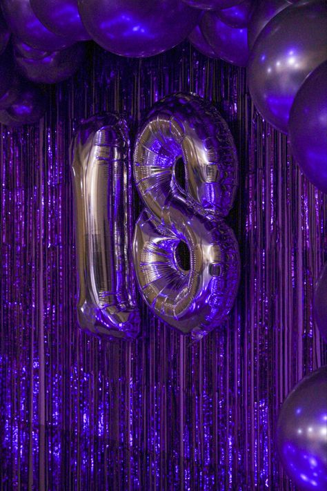 18th Birthday Purple Theme, Purple Birthday Party Theme, Purple 18th Birthday, 2000s Birthday Party Theme, 18th Party Ideas, 12th Birthday Party Ideas, 18th Party, Euphoria Party, Euphoria Aesthetic