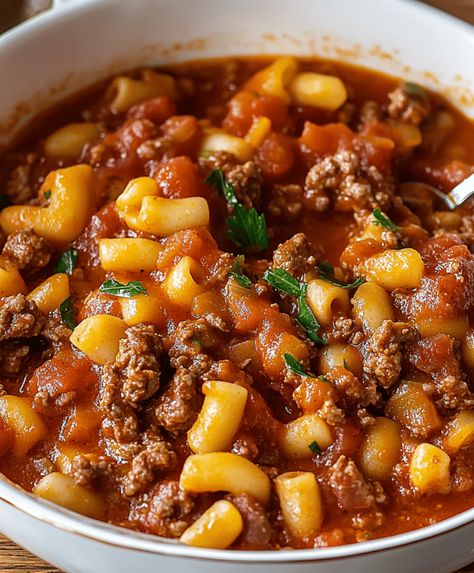 Easy Goulash Recipe Lamb Goulash Recipe, Spicy Goulash Recipes, Hungarian Goulash Recipes Authentic, Goolosh Recipe, How To Make Goulash, Easy Goulash, Easy Goulash Recipes, Old Fashioned Goulash, Goulash Recipe