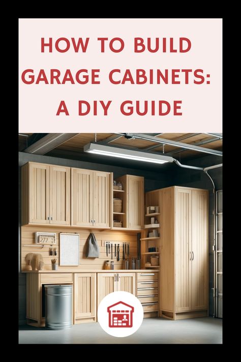 Learn step-by-step how to build your own garage cabinets with this comprehensive DIY guide. Maximize your storage space and keep your garage organized! This tutorial covers everything you need to know to get started on this practical project. How To Store Tools In Garage, Diy Garage Storage Cabinets Wall, Garage Cabinets Ideas, Garage Cabinets Diy, Types Of Cabinet Doors, Build Garage, Build Your Own Garage, Diy Garage Cabinets, Garage Projects