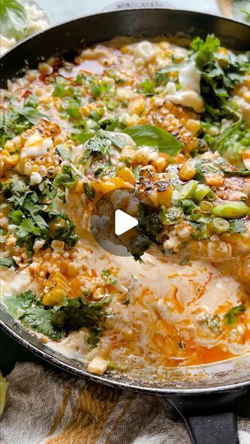 Chicken Breast Cutlets, Street Corn Chicken, Chicken Breast Cutlet, Corn Chicken, Creamy Corn, Cotija Cheese, Street Corn, Spicy Sauce, Chicken Dishes Recipes