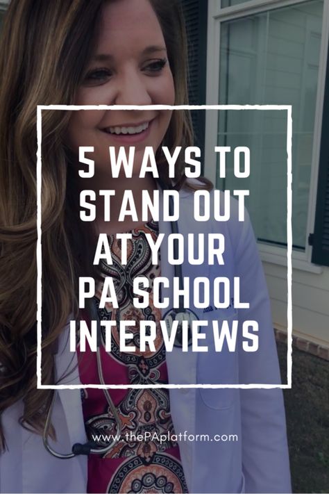 Medical Assistant Interview Questions, Medical School Interview Outfit, Pa School Interview, Physician Assistant Student, Medical School Interview, Physician Assistant School, Pa Life, Interview Guide, School Interview