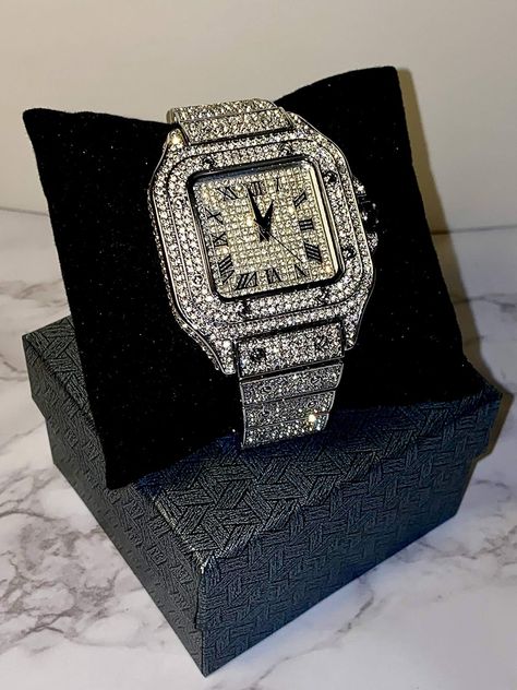 Men's Wrist Watch Band Luxury CZ Diamond Iced Bracelet Watch Roman Numeric Square Dial Watch For Men Women Hip Hop Rapper Choice, Men Watch, Mens Jewelry, Iced Watch Custom Fit, Bust Down Watch Check more at https://codefestival.net/product/mens-wrist-watch-band-luxury/ Bust Down Watch, Diamond Ice, Ice Watch, Watch For Men, Cz Diamond, Wristwatch Men, Watch Band, Custom Fit, Watch Bands