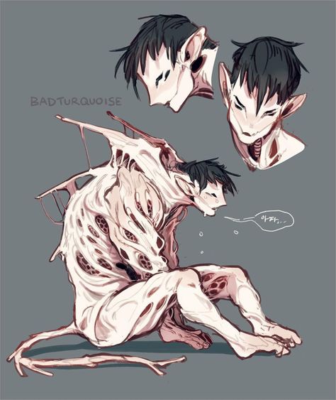 Alien Character, Alien Concept, Alien Design, Alien Concept Art, Monster Concept Art, Creature Drawings, Mythical Creatures Art, Creepy Art, Monster Design