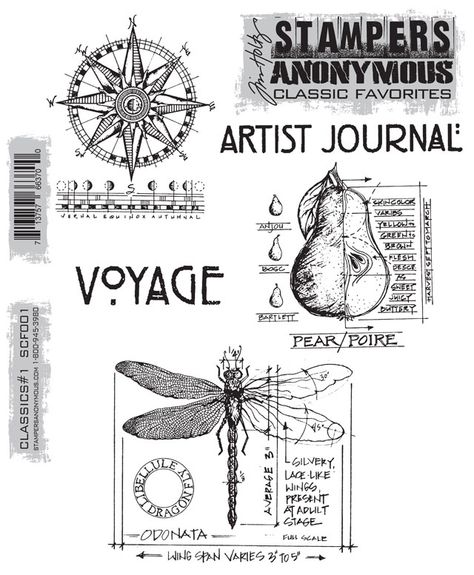 @Tim Holtz scf001  Top of my wishlist! Tim Holtz Stamps, Artist Journal, Stamping Tools, Digi Stamps, Simon Says Stamp, Ink Pads, Digital Stamps, Compass Tattoo, Tim Holtz