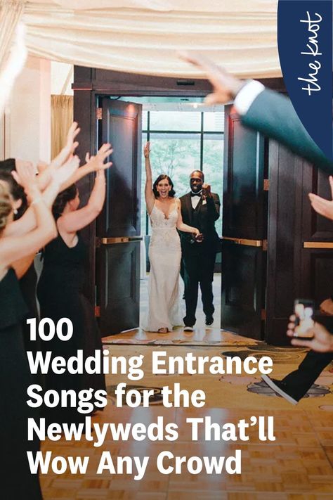 Wedding Entry Songs, Unique Wedding Entrance Ideas, Fun Wedding Entrance Ideas, Bridal Party Introduction Songs, Songs For Bridal Party Entrance Ceremony, Bride And Groom Entrance Ideas, Wedding Introduction Songs, Entrance Songs For Wedding Party, Groomsmen Entrance Songs