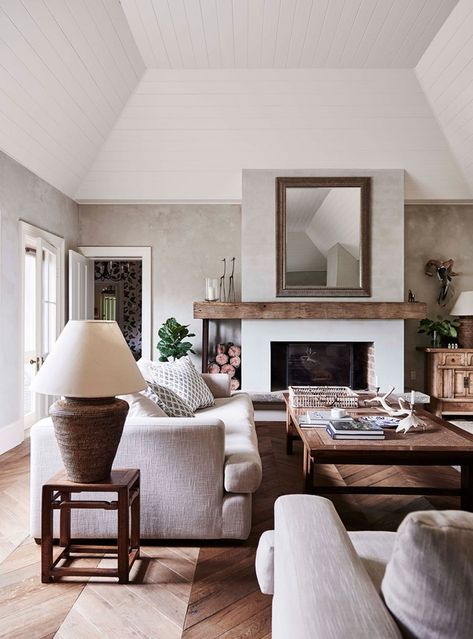 Country Style Living Room, Farmhouse Interior, Design Living Room, Living Room Inspo, A Living Room, Farmhouse Living, Design Living, Design Case, Living Room Inspiration