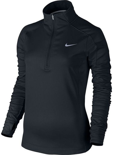 Women's Nike Thermal Dri-FIT Half-Zip Running Top Nike Running Top, Half Zip Shirt, Nike Quarter Zip, Womens Thermal, Nike Training, Gift Finder, Half Zip Sweaters, Running Shirts, Running Tops