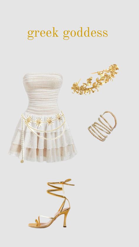 Aphrodite Inspired Outfits, Greek Goddess Aesthetic Outfits, Gods Outfits, Mythology Outfits, Greek Goddess Aesthetic, Goddess Aesthetic, Outfits Woman, Greek Goddess, Inspired Outfits