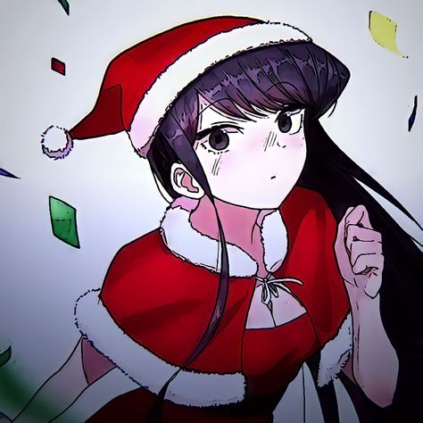 #komisan ៶\ #icons #christmas ៶\ icon by me Komi Christmas Pfp, Komi Christmas, Anime Christmas Icons Aesthetic, Anime Christmas Icon, Christmas Pfps Anime, Christmas Anime Pfp Aesthetic, Christmas Anime Icon, Christmas Icons Anime, Christmas Pfp Anime