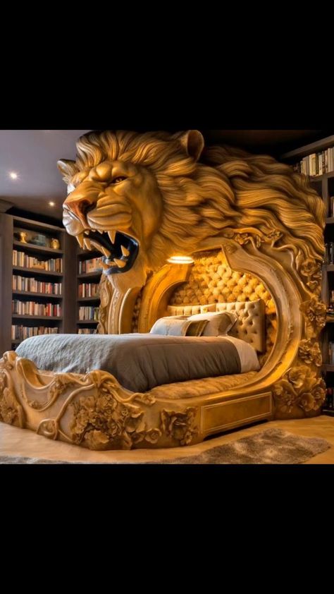 I need all these animal beds! 😱😱 | Inspiring Designs | Sam Marshall · Empire Giraffe Bedding, Sofa Design Living Rooms, Bed Picture, Luxury Sofa Design, Fantasy Furniture, Living Room Sofa Design, Safari Adventure, Unique Beds, Dreamy Bedrooms