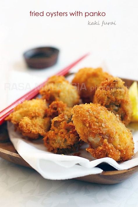 King Oyster Mushroom Recipe, Oyster Mushroom Recipe, Chinese Fish, Baked Chicken Nuggets, Oyster Recipes, Rasa Malaysia, Fried Oysters, Eating Light, Shellfish Recipes