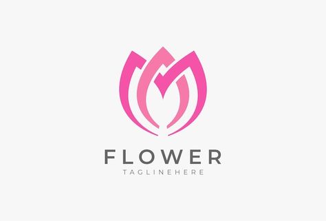 Flower logo the letter am that forms a f... | Premium Vector #Freepik #vector #background Cosmetic Logo, Logo Idea, Company Logos, Vector Flowers, Flower Logo, Water Design, Messenger Logo, Logo Ideas, Creative Logo