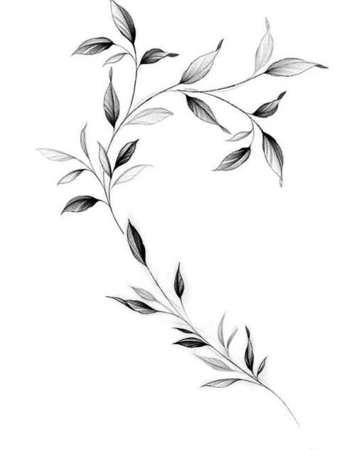 Leaves On Vine Tattoo, Branch Tattoo Men, Leaf Underboob Tattoo, Vine Underboob Tattoo, Vine Tattoo Men, Linework Tattoo Sleeve, Leaf Branch Tattoo, Flower Tattoo For Men, Flower Branch Tattoo