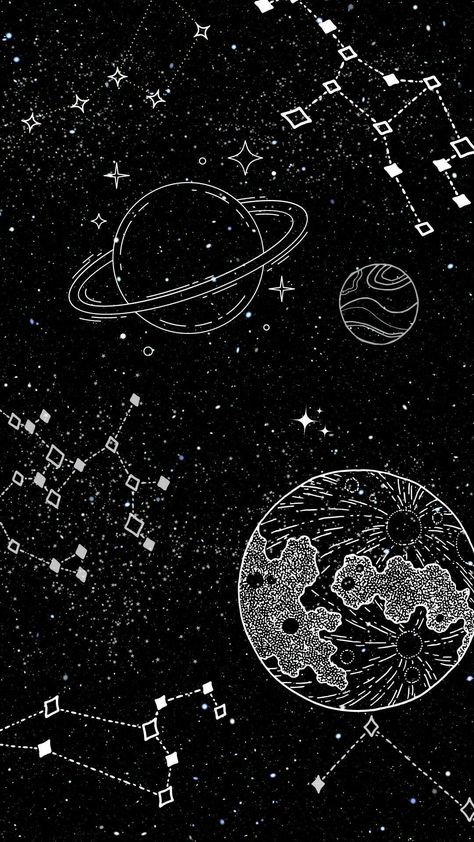 Wallpapers Space Aesthetic, Cute Space Themed Wallpapers, Iphone Wallpaper Pattern Black, Dark Aestethic Wallpaper, Black Galaxy Wallpaper, Preppy Wallpaper For Iphone, Space Theme Wallpaper, Black Space Wallpaper, Lunar Wallpaper