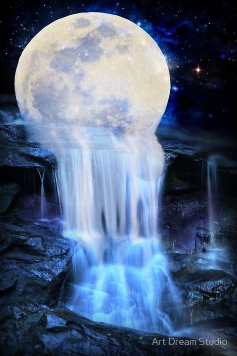 Moon Digital Art, Cer Nocturn, Moon Artwork, Night Sky Wallpaper, Planets Wallpaper, Moon Rising, Moon Art Print, Moon Pictures, Moon Painting