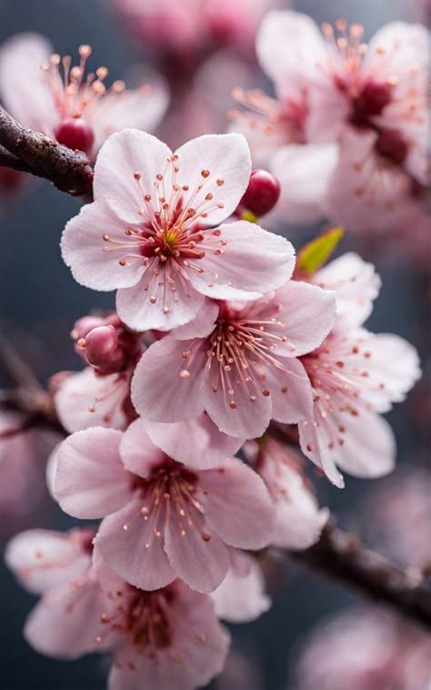 Chinese Flowers Photography, Sakura Flower Photography, Cherry Blossom Branch Photography, Cherry Blossom Flower Drawing, Cherry Blossom Photography, Asian Hot Sauce, Cherry Blossom Photo, Flowers Cherry Blossom, Cherry Blossom Images